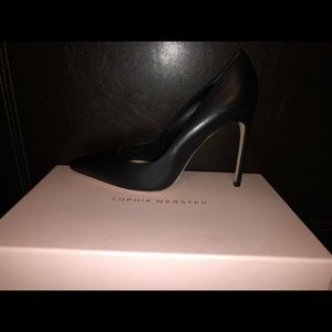 Sophia Webster Black Rio Calf Leather Pumps
